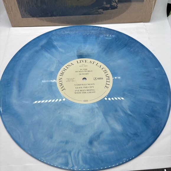 Jason Molina - Live At La Chapelle RARE Blue Dream Splash LP #129/450 Limited - Picture 5 of 12